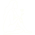 Cream woman icon